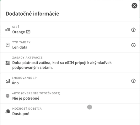 Pripojenie a aktivácia